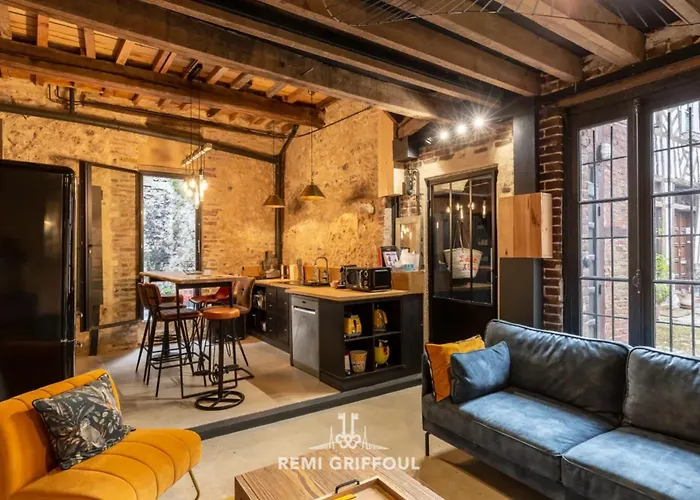 펜션 L'atelier D'elea 4 Terrace - Industrial-chic In The Heart Of 옹플뢰르