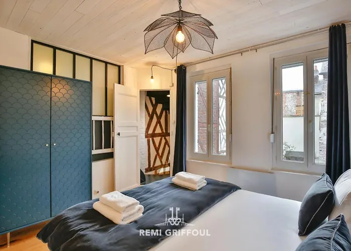 L'atelier D'elea 4 Terrace - Industrial-chic In The Heart Of * 옹플뢰르